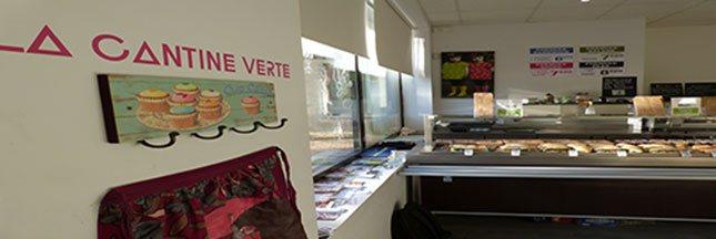 A la cantine verte : produits locaux et frais 