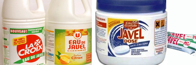 L'eau de javel désinfecte à mort !
