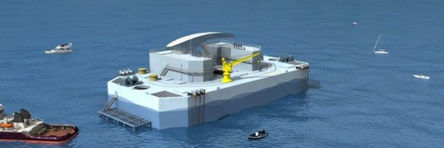 Nemo,centrale flottante chauffe la Martinique avec de l'eau froide