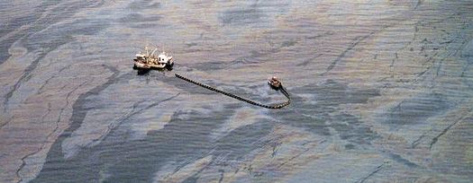 La marée noire de l'Exxon Valdez en Alaska en 1989