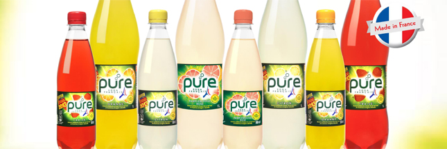 Les sodas Pure bio jouent la carte made in France 